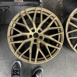 Audi A7 (R8 Style) 21”x9.5” Bronze Wheels 5x112 ET35