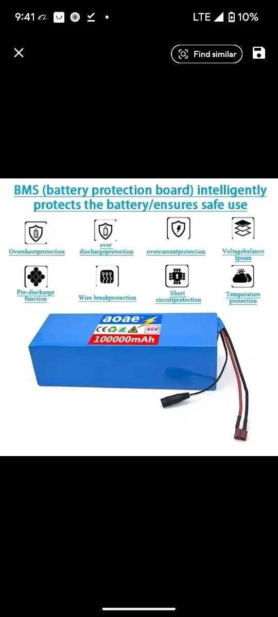 Lifepo4 Lithium Battery 48v 100ah Battery New With Charger