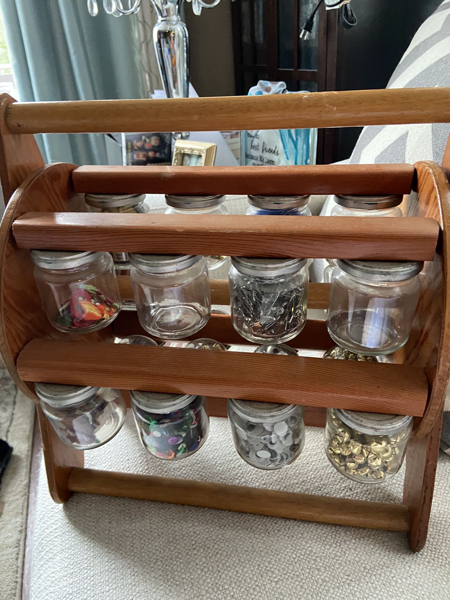 Wooden Carousel Storage