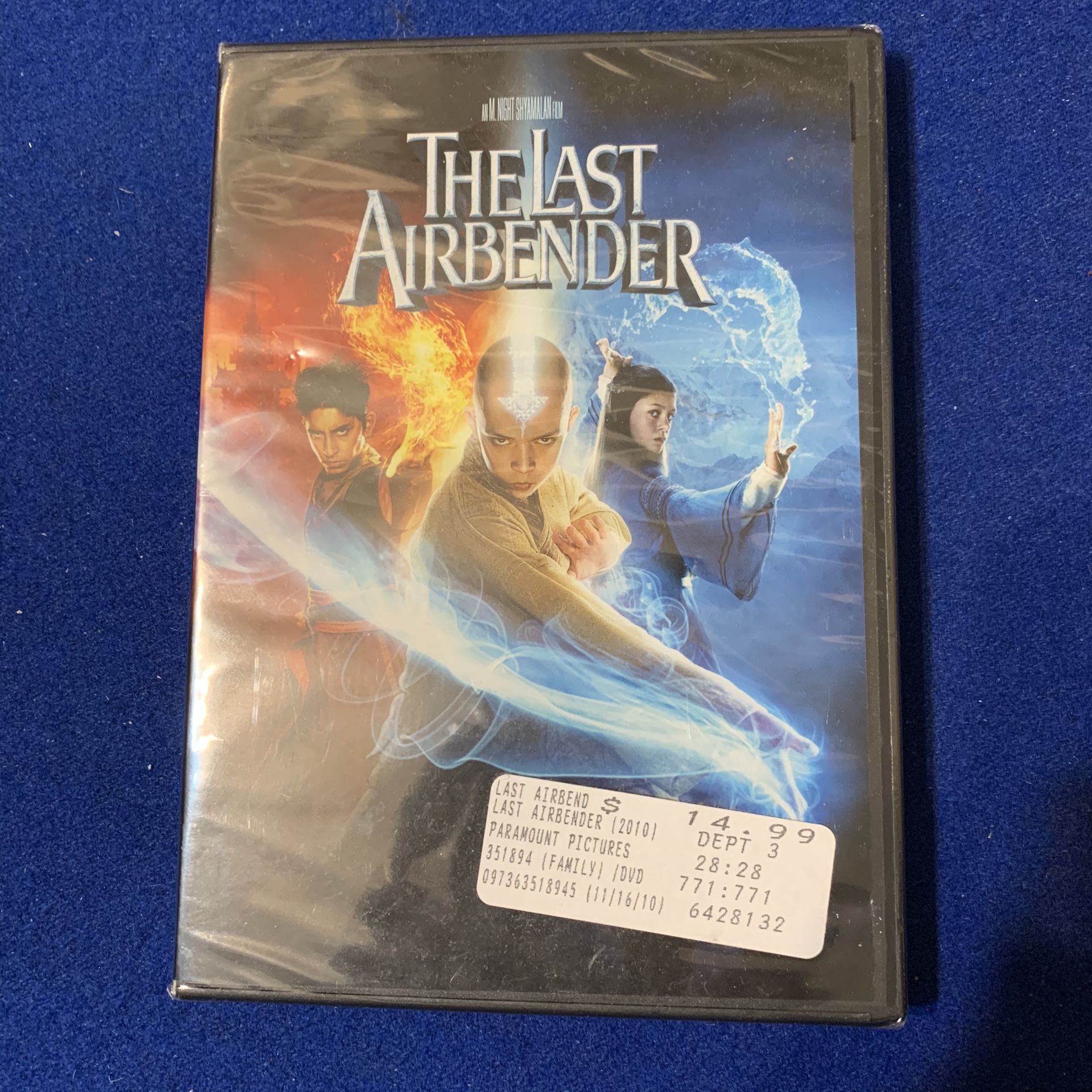 THE LAST AIRBENDER DVD FACTORY SEALED