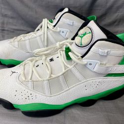 Nike Air Jordan Six Rings 322992-131 White Green - Men's 10.5 - Used