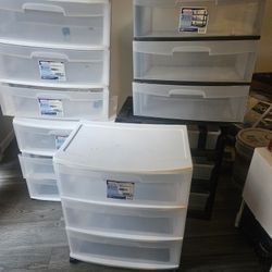 Plastic Drawers  Each One $ 7