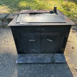 Metal Fire Wood  Insert