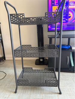 3-Tier Metal Utility Cart