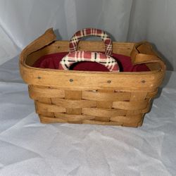 1991 Longaberger Basket With Handles 