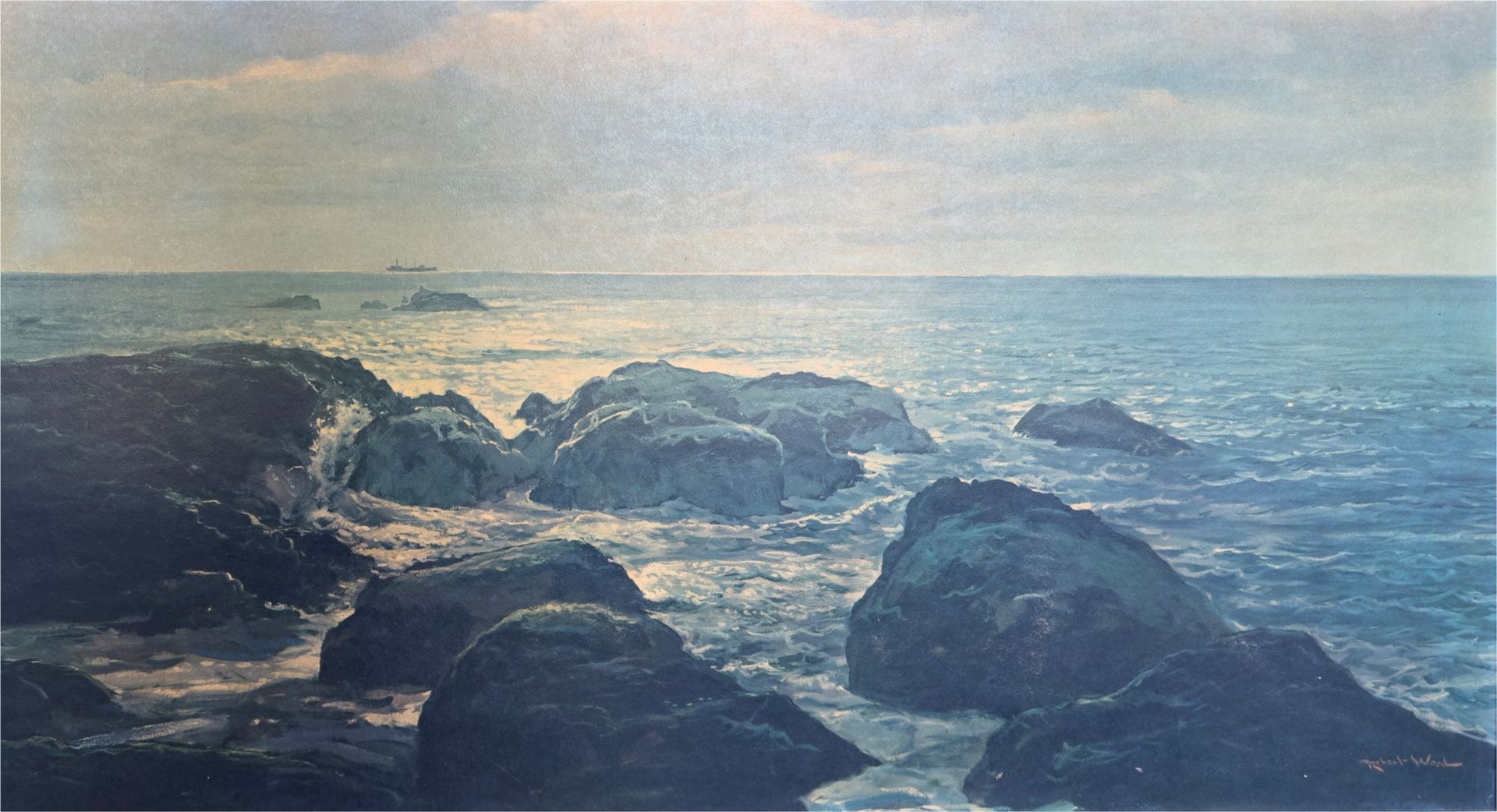 Silver Sea By Robert Wood