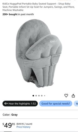 Baby seated support $20