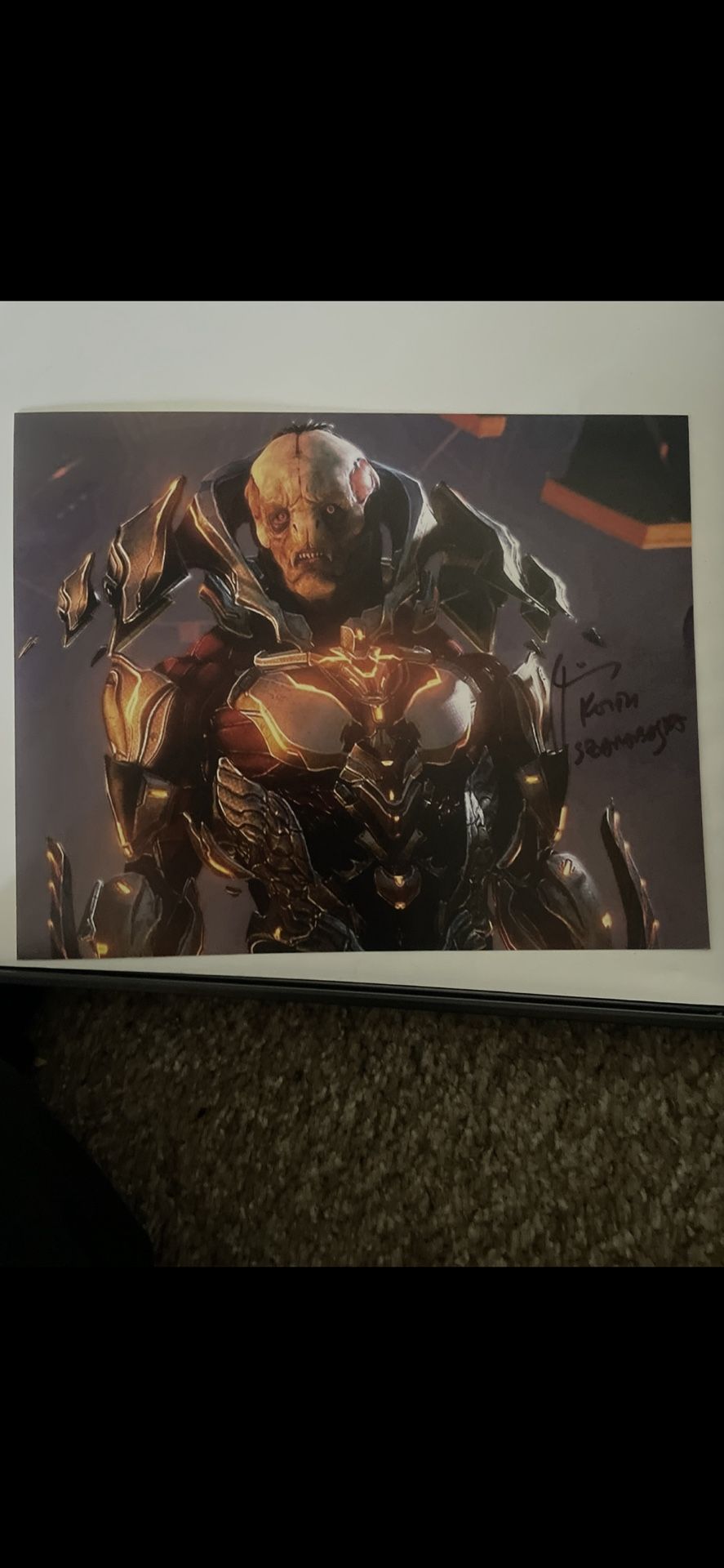 Signed Halo Poster
