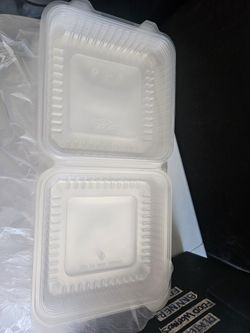 9"×9" Clear To-go Containers 