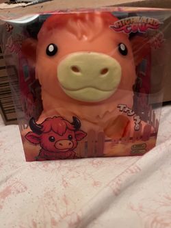 Highland Cow Squishy Toy New in Box