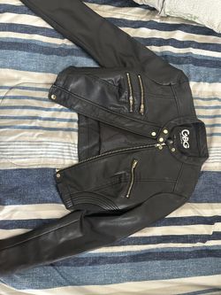 Guess xs leather jacket