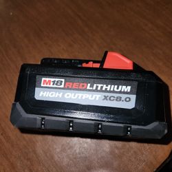 Milwaukee M18 High Output 8.0 Like New. Firm Price/precio Firme🛑 