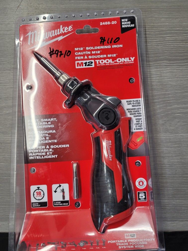 Milwaukee M12 Soldering Iron 