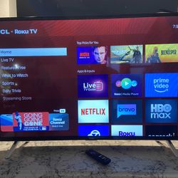 43” TCL Roku Tv