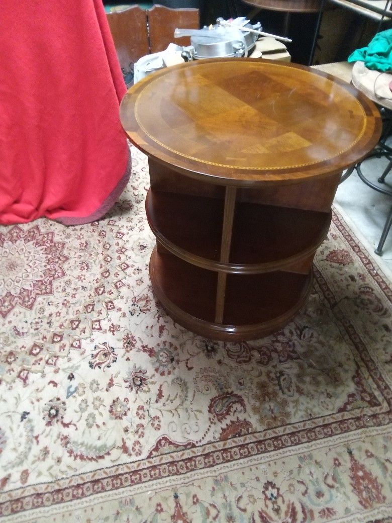 Round Serving Table Or Other Well Made