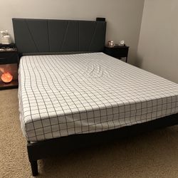 Queen Upholstered Bed Frame