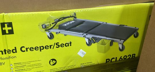 Ryobi 18v dual function lighted creeper seat tool only $150 (Financing available)