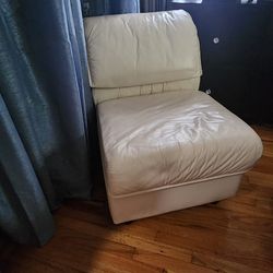 Genuine Leather Sectional Seat