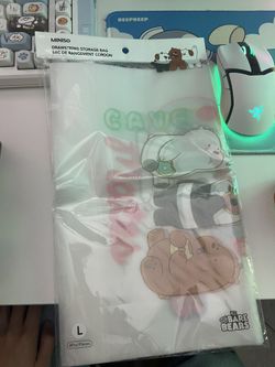 Miniso we bare bear drawstring bag