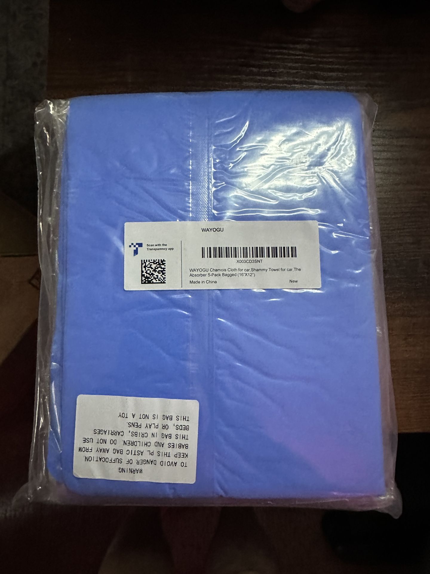 Wayogu Chamois Cloth Shammy Towel