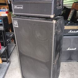 Ampeg SVT350H with SVT810E cabinet