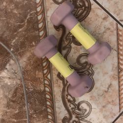 3 LB Pair Of Dumbbells. 