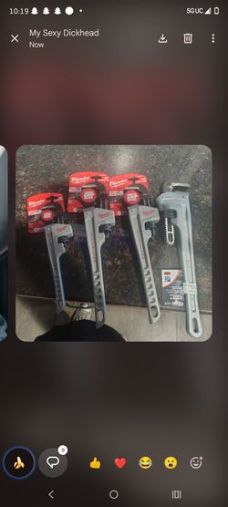 Milwaukee Ridgid Pipe Wrenches