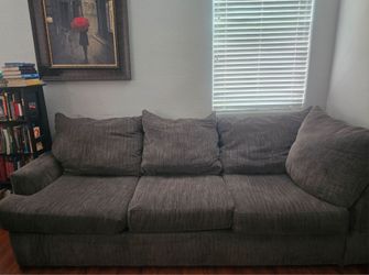 COMFORTABLE GRAY COUCH O.B.O