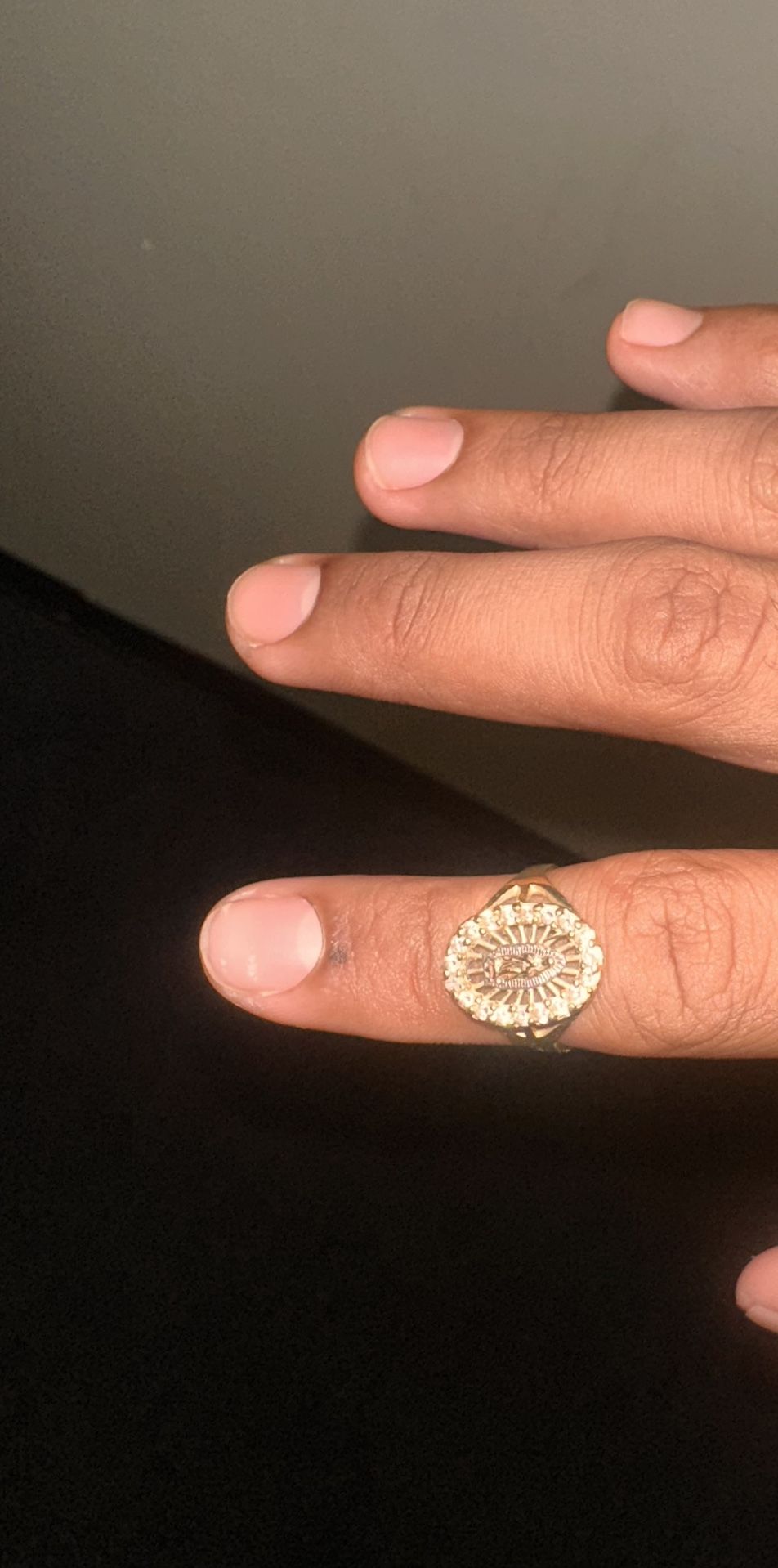 Virgencita 14 K Gold Ring