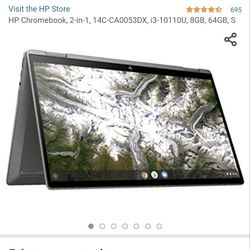 HP Chromebook X360 14c-ca0053dx