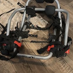 a Yakima KingJoe Pro 2 trunk-mounted bike rack