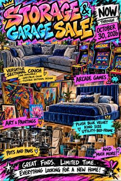 Garage Sale Until 10/30/2026
