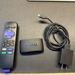 Roku Streaming Stick with Remote & Power Cable