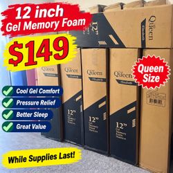Full 12" Gel Memory Foam Mattress