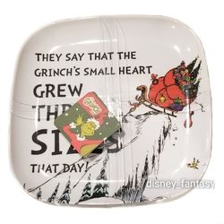 How the Grinch Stole Christmas Melamine 10” Dinner Plates Set Max Dog Sleigh