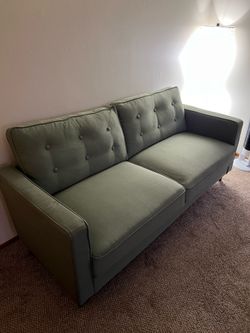 Zinus 74” Green Couch