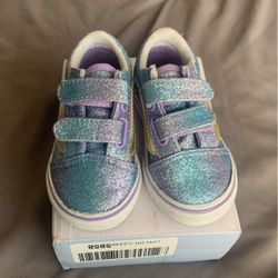 Toddler Girls Glittery Vans