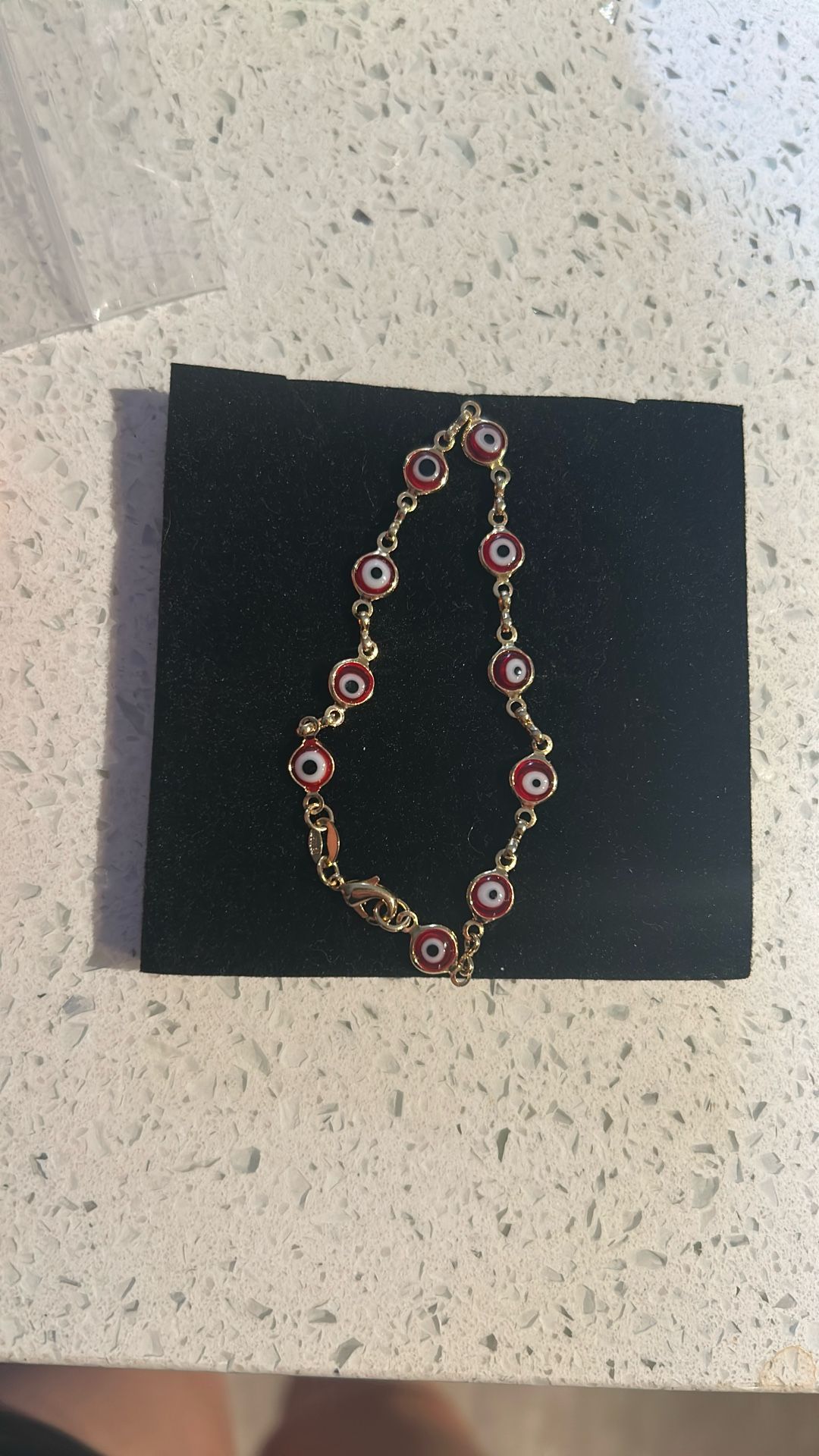 18k 925 Evil Eye 🧿 7in Bracelet