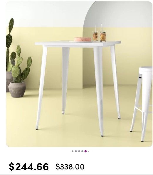 BRAND NEW Metal Bar Table