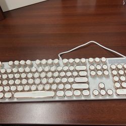 White typewriter Keyboard