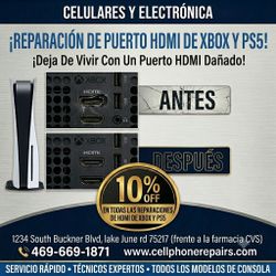 Reparación de puerto HDMI para Xbox y PS5 🤩 (10 % de descuento si nos muestras esto)