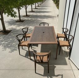 🔥New neuwood Ming 7PC Outdoor/Patio Dining Set