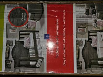 Ti Amo Farmhouse grey convertible crib(NEW)