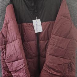 Urban Buck Puffy Jacket Two Tones Size XL