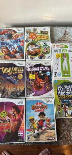 Nintendo Wii Games Lot of 8
