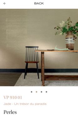 Designer Wallpaper | Elitis Perles Jade | 5 rolls