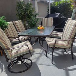 Outdoor Aluminum Dining Set-7 Piece