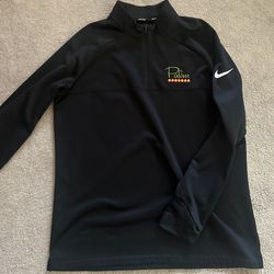 NIKE GOLF JACKET 1/4 ZIP, embroidered "Palm Springs" Size large, black, never worn