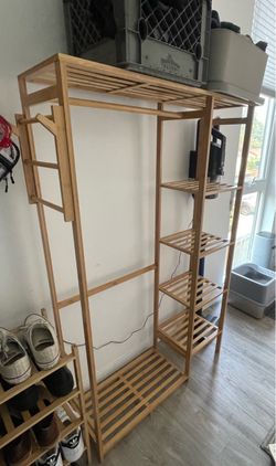 Bamboo storage rack