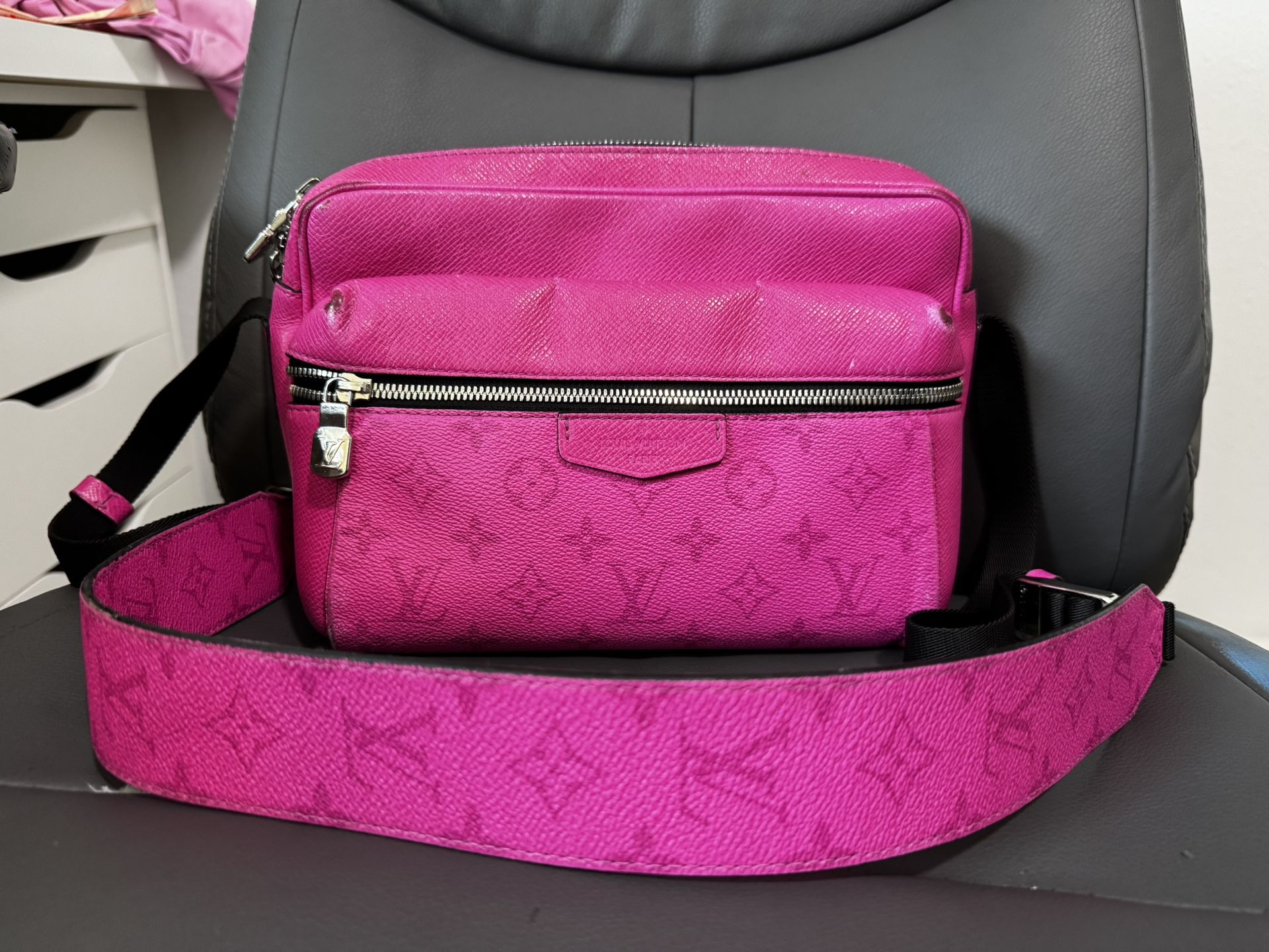 Louis Vuitton messenger bag- Fuchsia